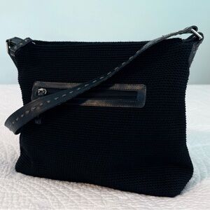 SAK Black Textured Shoulder Bag